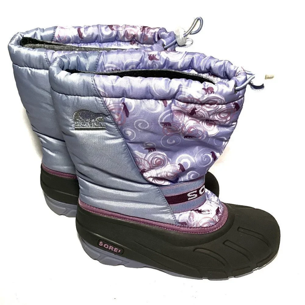 Sorel Cub Boots Purple Sweet Pea Women Size 7